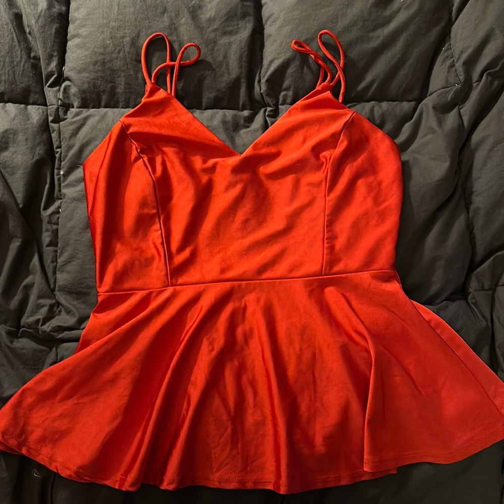 Peplum cami